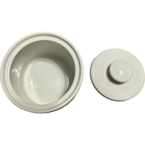 Sakura Garden Time Sugar Bowl & Lid Vintage 90s 1994 Mary Engelbreit Stoneware - Picture 9 of 11